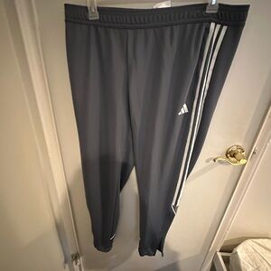 Adidas Women’s Football /Soccer Pants . Regular fit, tapered zippered legs.